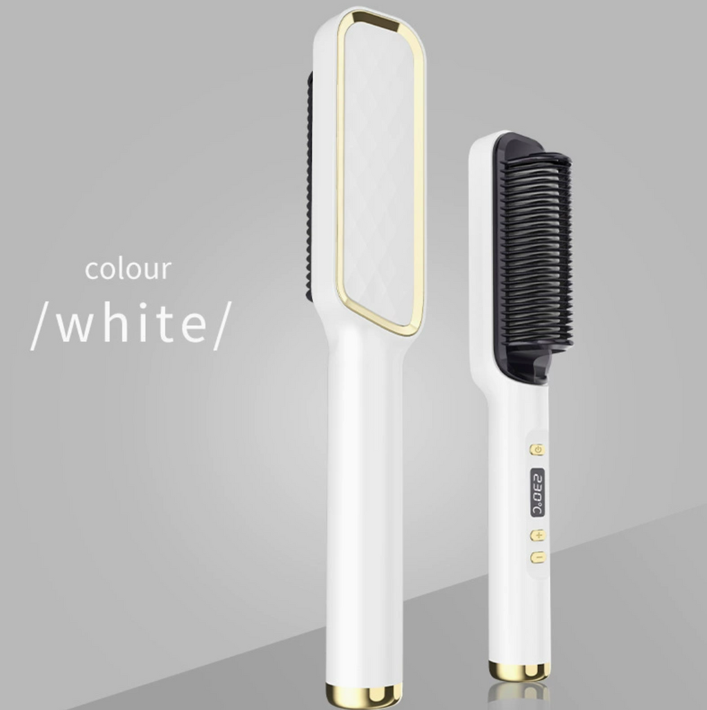 2-in-1 LCD Lockenstab mit negativen Ionen – Ansicht 2