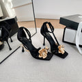 Elegante Stiletto-Sandalen mit eckiger Spitze – Bild 7 | LuxeStyle
