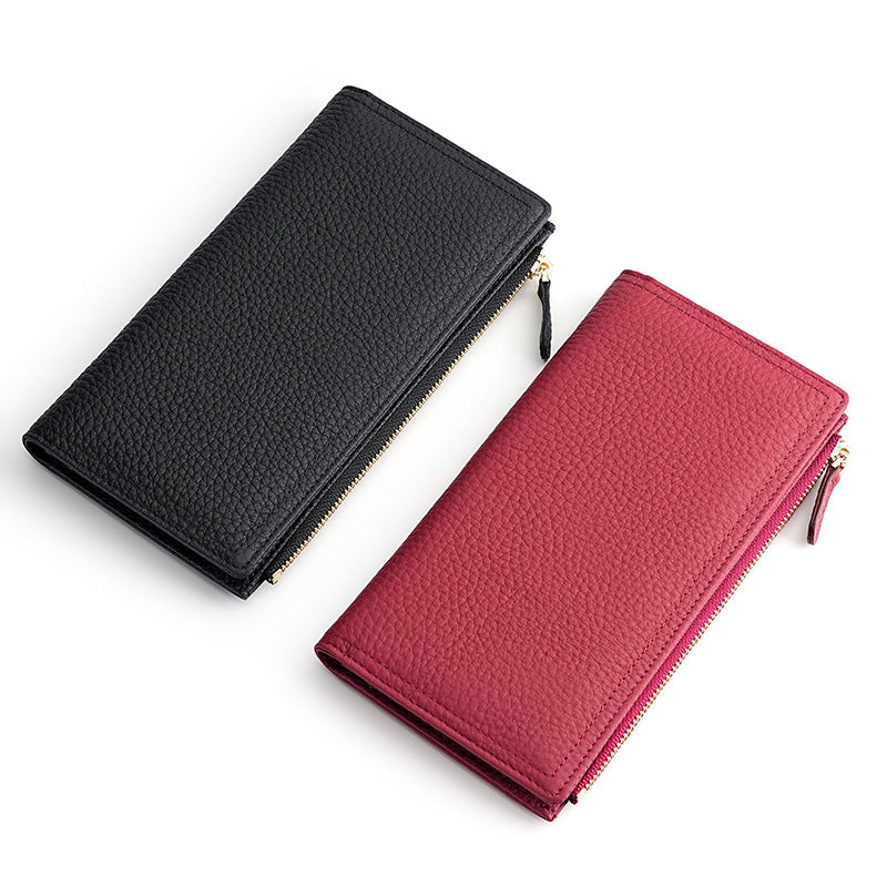 Weibliches Kuhleder Anti-Diebstahl-Longwallet – Bild 8 | LuxeStyle