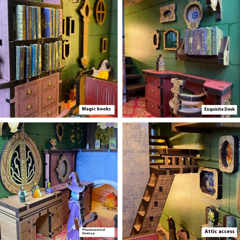 DIY-Szenen-Bücherstütze aus Holz – Bild 5 | LuxeStyle