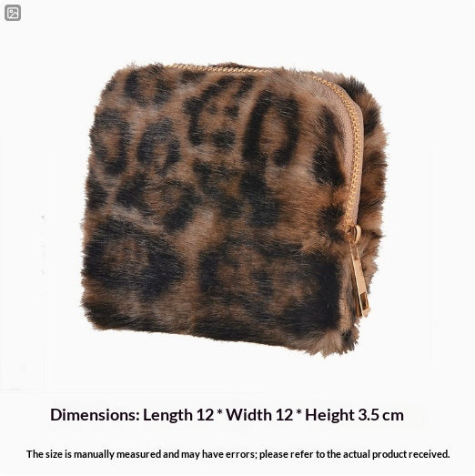 Fleece-Gepäcktasche mit Leoparden-Print – Bild 6 | LuxeStyle