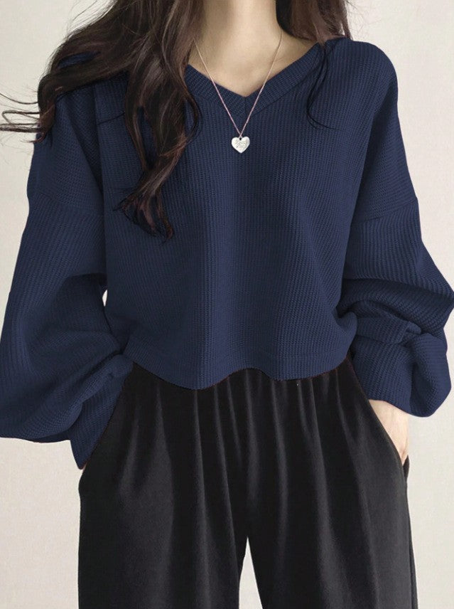 Einheitliches Pullover-Top