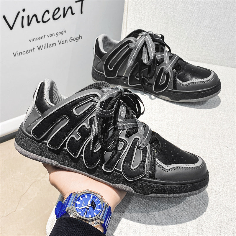 Low-top Sneaker mit runder Zehenpartie – Bild 3 | LuxeStyle
