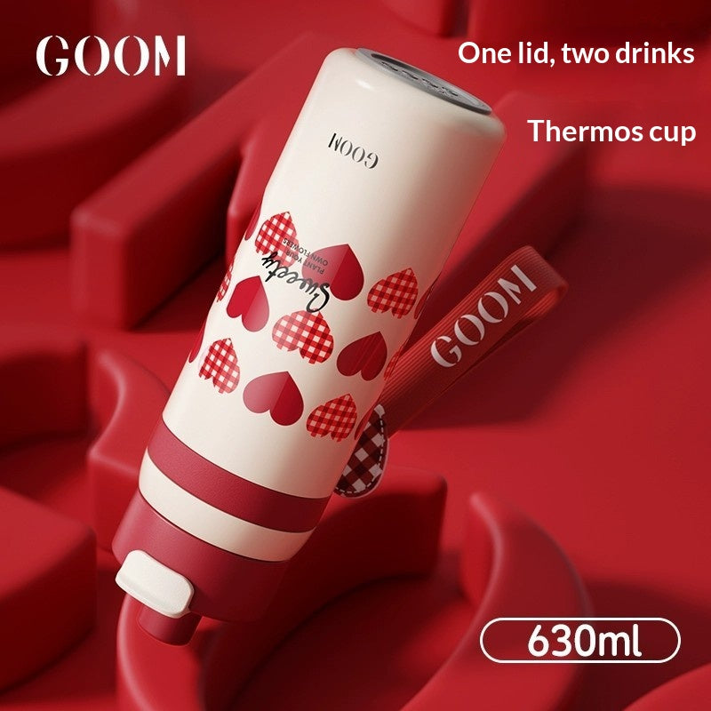 Trinkflasche mit Tragegurt