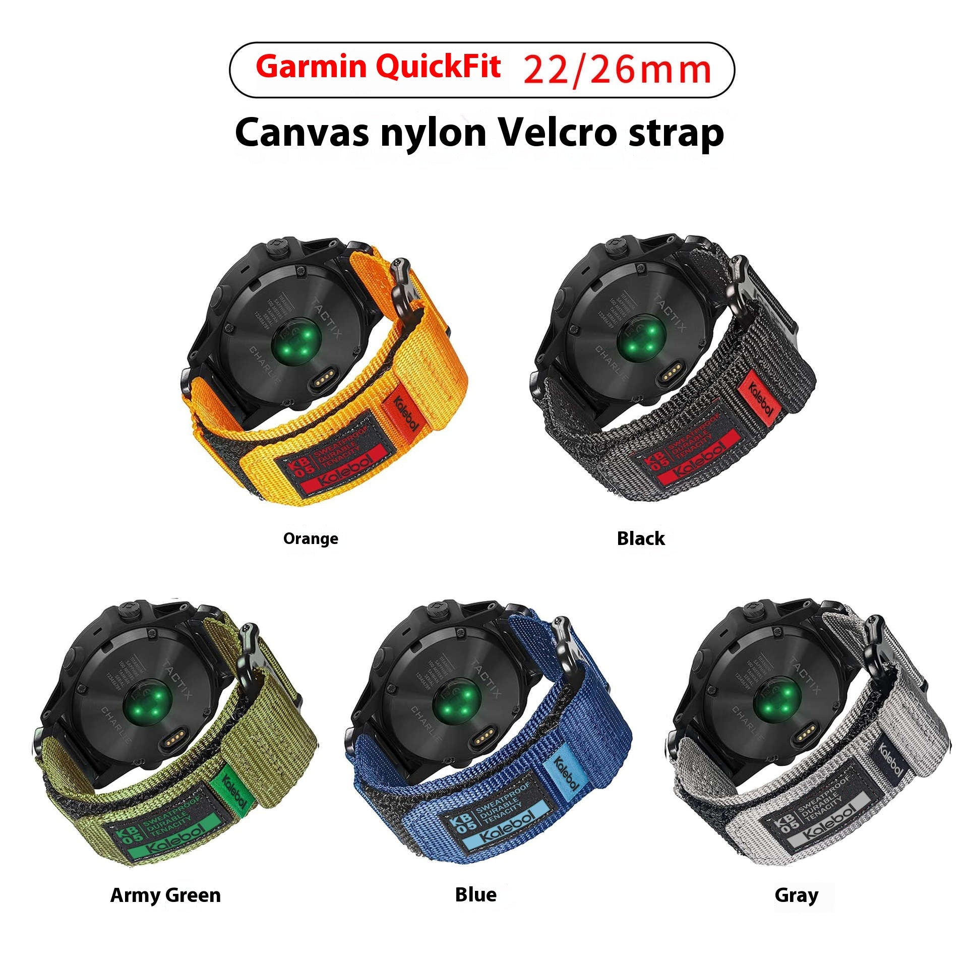 Nylon-Canvas-Armband für Smartwatches