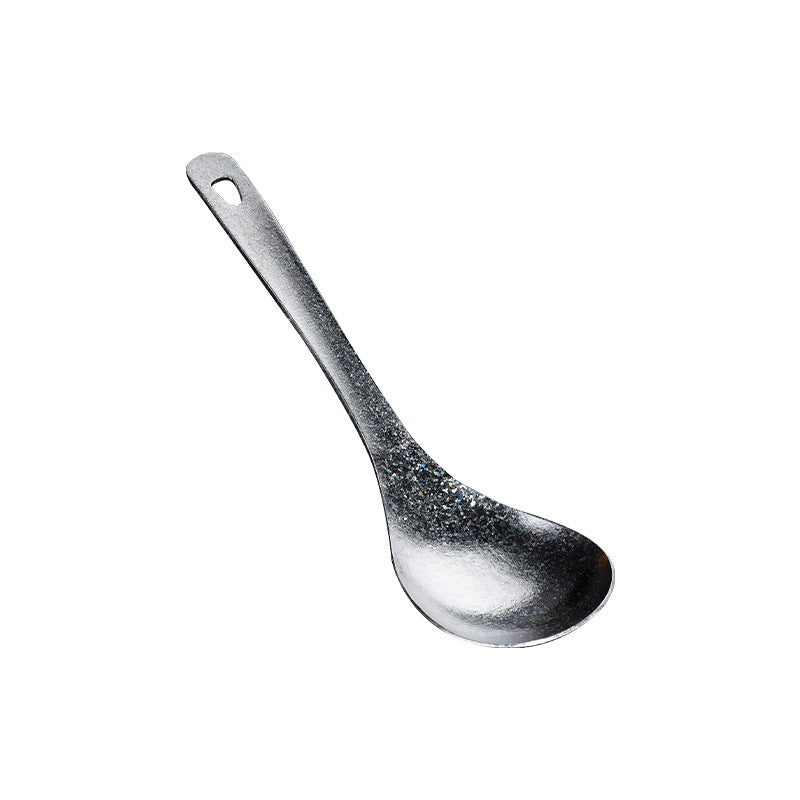 Titan-Suppenlöffel im Eisblumen-Design