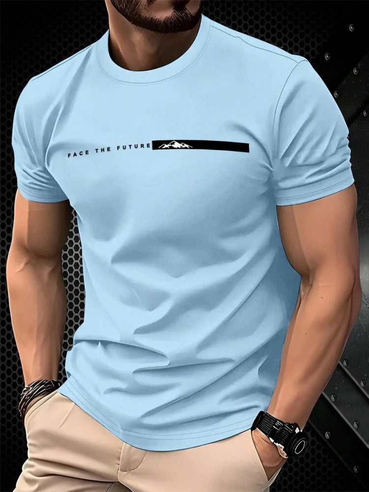 Herren Casual Sport-Shirt mit Print