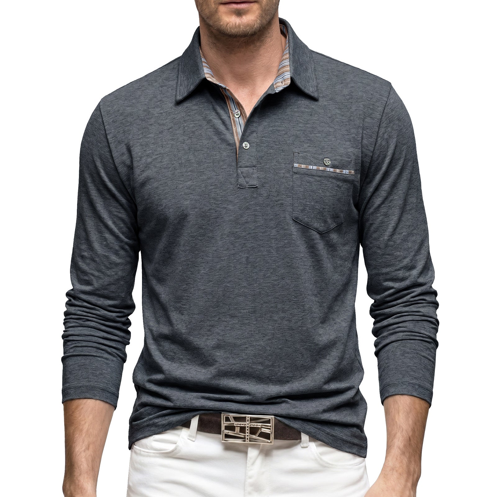 Polo-Shirt mit Tasche