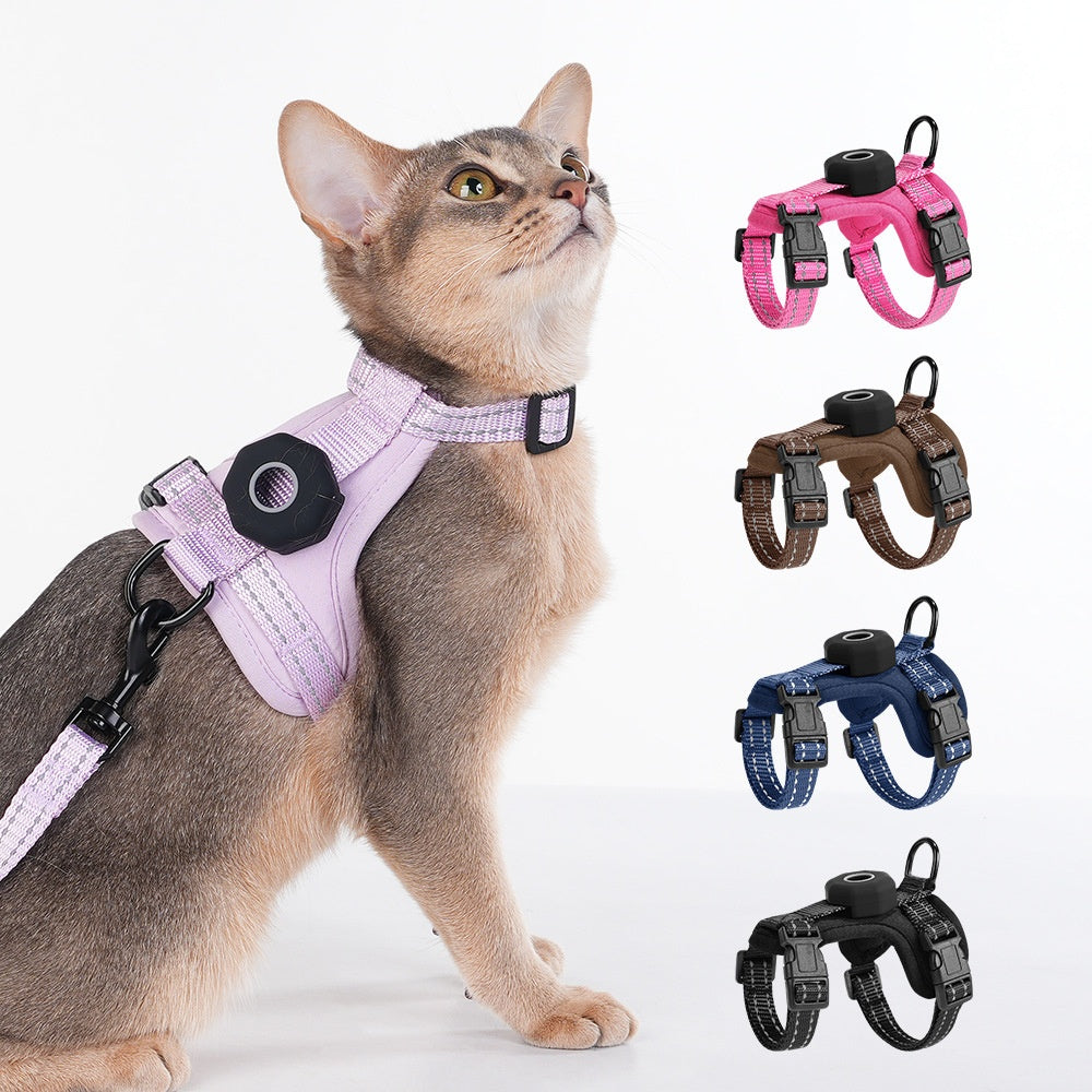 Ausbruchsicheres Katzengeschirr mit Leine