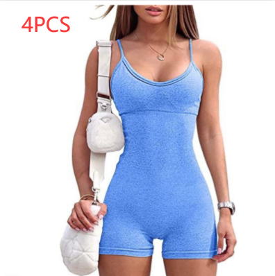 Spaghetti Strap Jumpsuit für Sport & Yoga