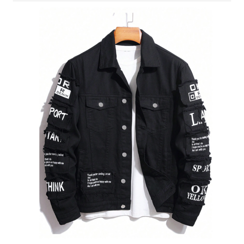 Lockere Jeansjacke im Korea-Stil für Herren – Y045S – Ansicht 3