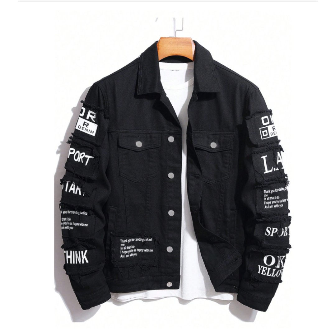Lockere Jeansjacke im Korea-Stil für Herren – Y045S – Ansicht 3
