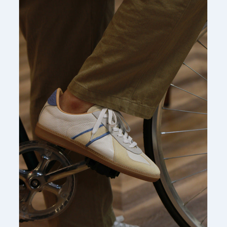 Retro Rindsleder-Sneaker für Herren – Bild 4 | LuxeStyle