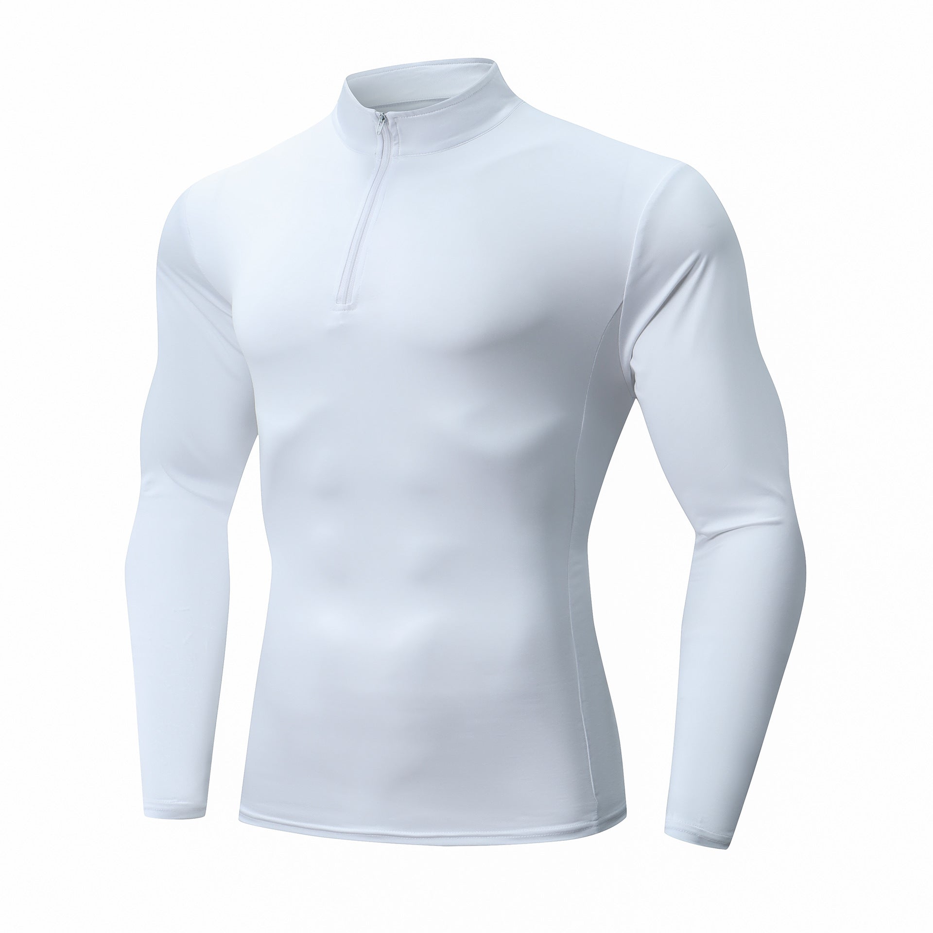 Herren Kompressionsshirt mit Reissverschluss