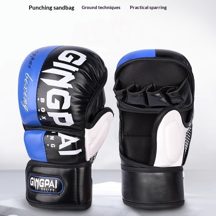 Gepolsterte Boxhandschuhe mit Halbfingern