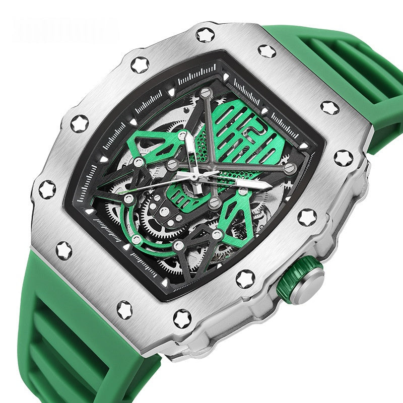 Sportliche Herrenuhr mit Silikonarmband