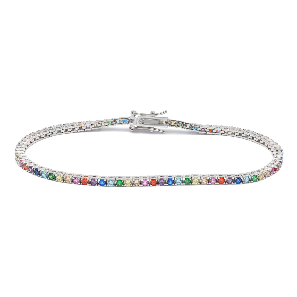 Tennis-Armband mit Zirkonia-Steinen