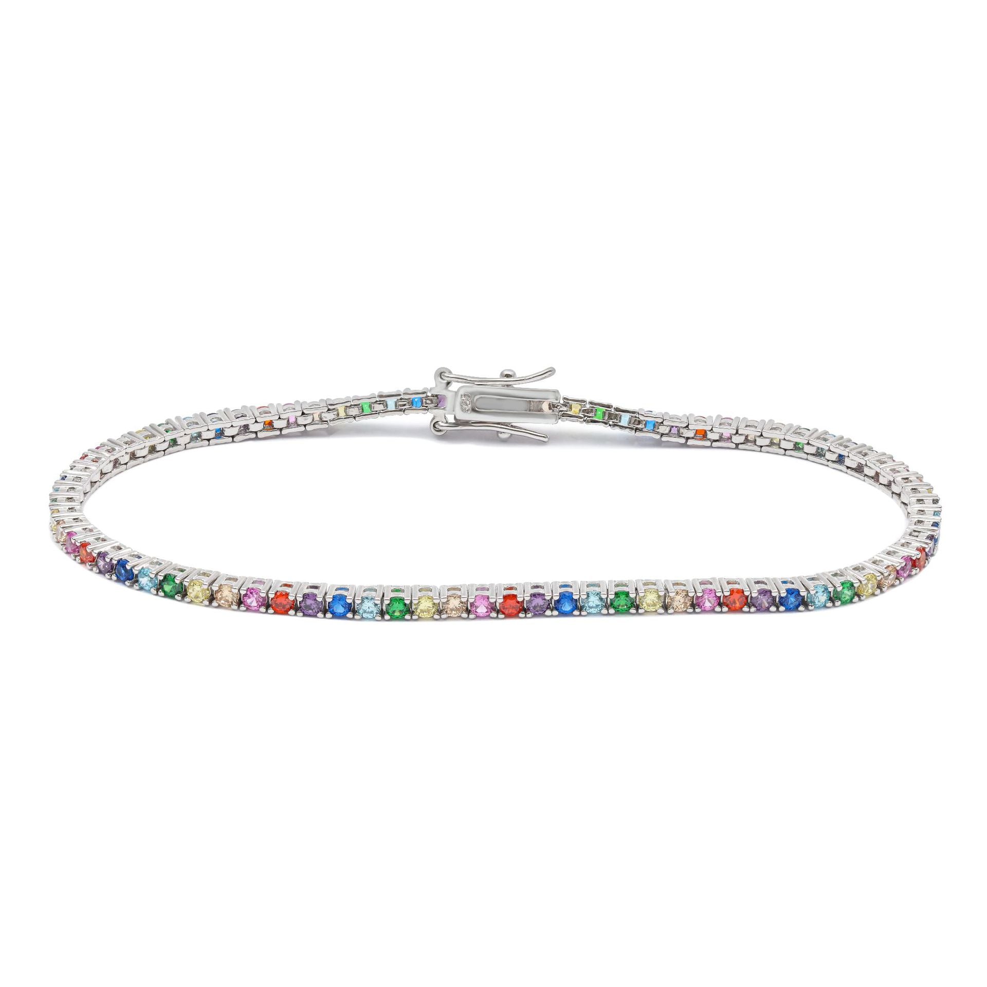 Tennis-Armband mit Zirkonia-Steinen