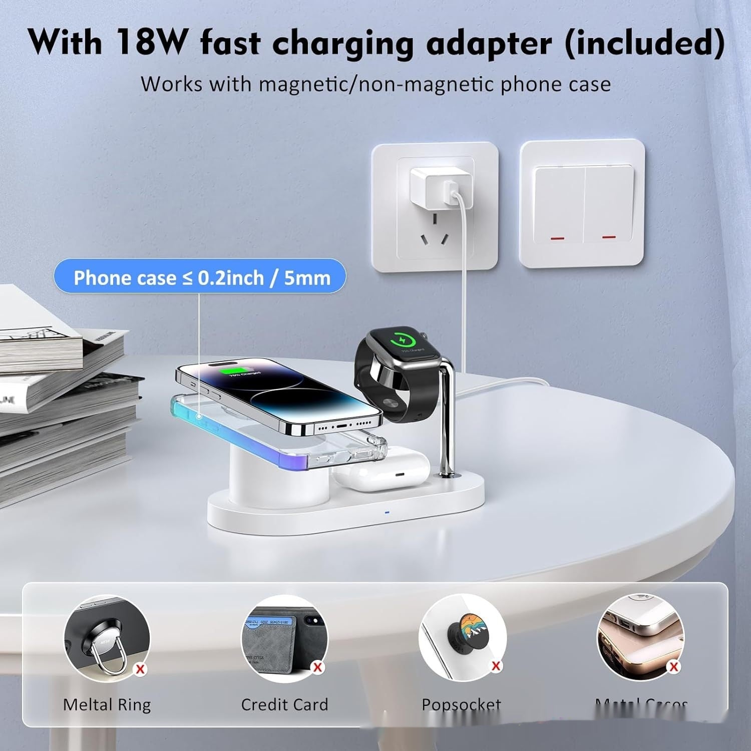 Wireless-Charger «QiFast» · kabellos laden