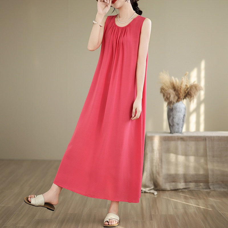 Florales Strandkleid für den Sommer