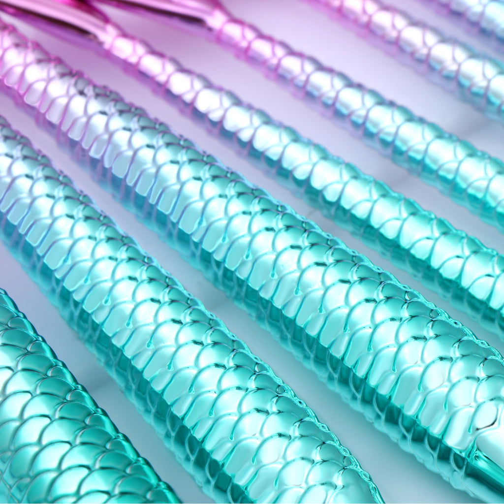 Meerjungfrauen Make-up Pinsel Set (11-teilig)
