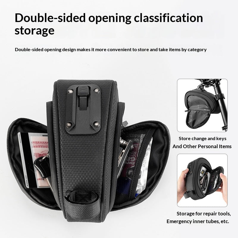 Satteltasche für Mountainbikes mit Schnellverschluss – Bild 3 | LuxeStyle