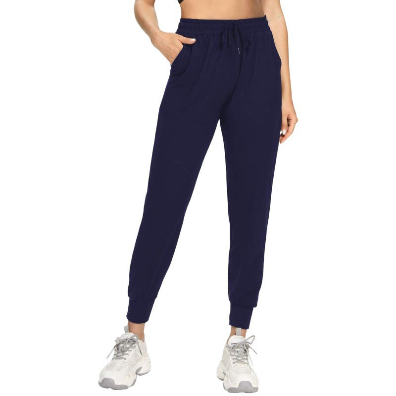 Hochtaillierte Leisure Yogahose Damen