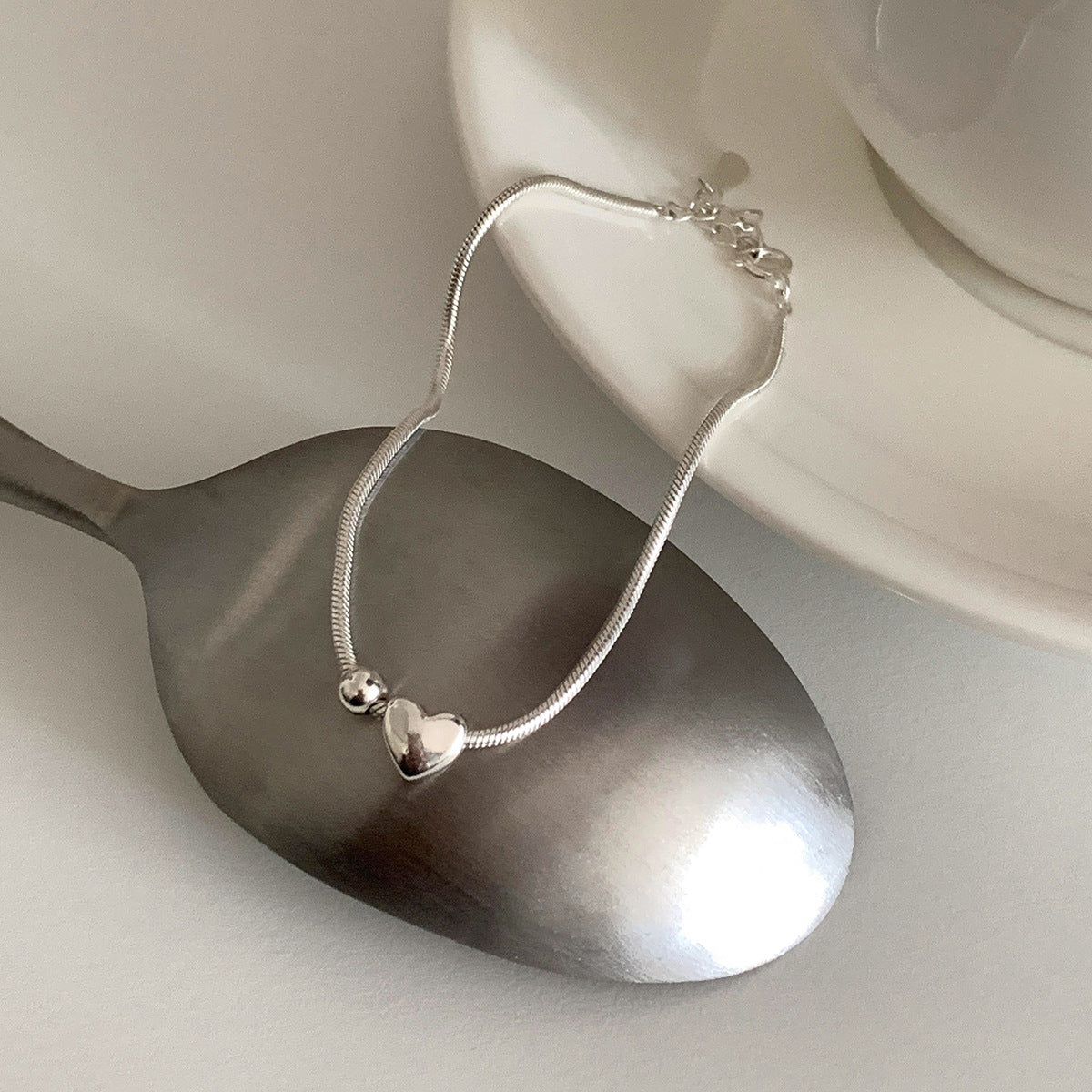 Herzarmband aus 925er Sterlingsilber | LuxeStyle