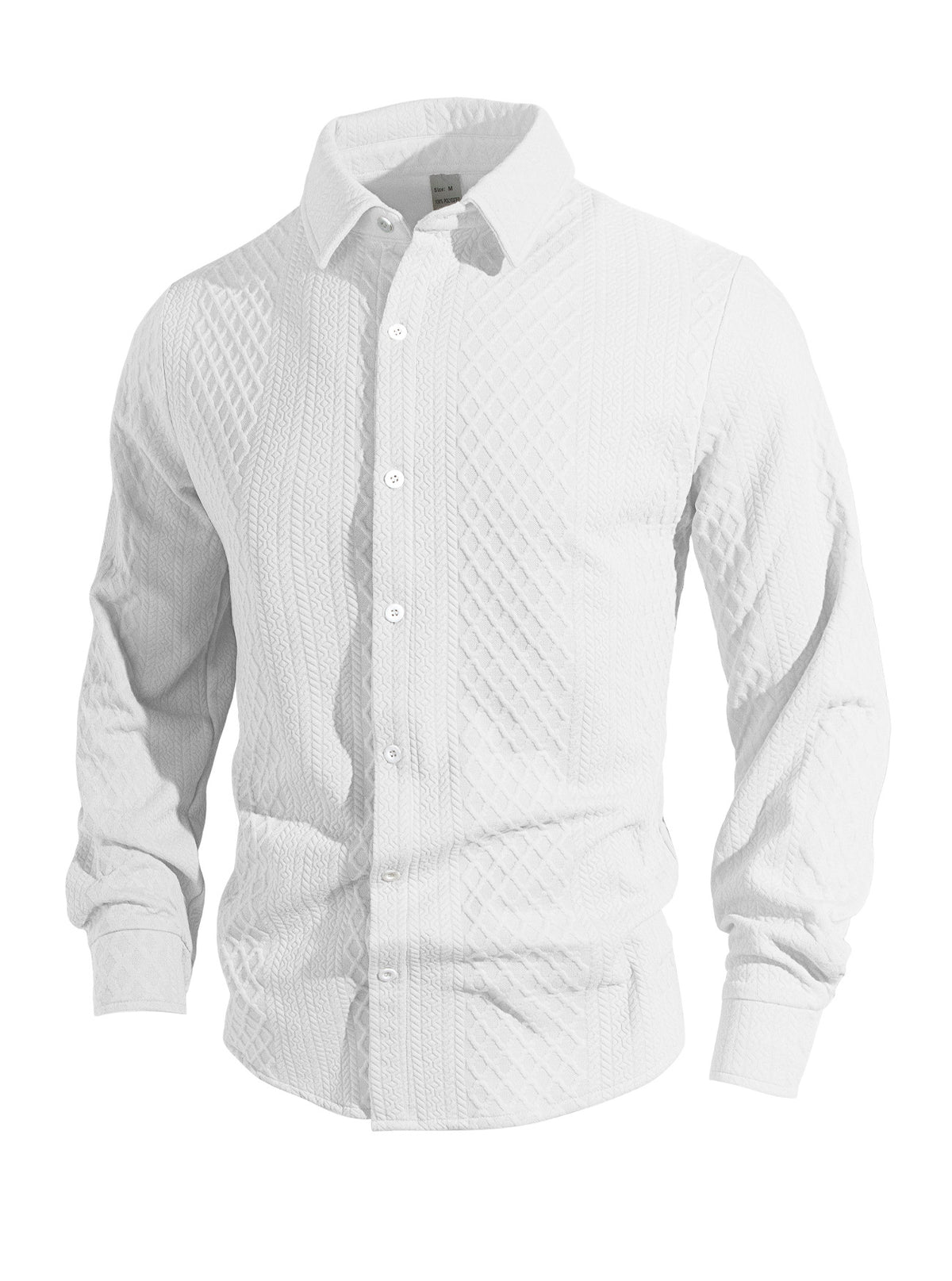 Herren Hemd Strick mit Blumenmuster – Bild 10 | LuxeStyle