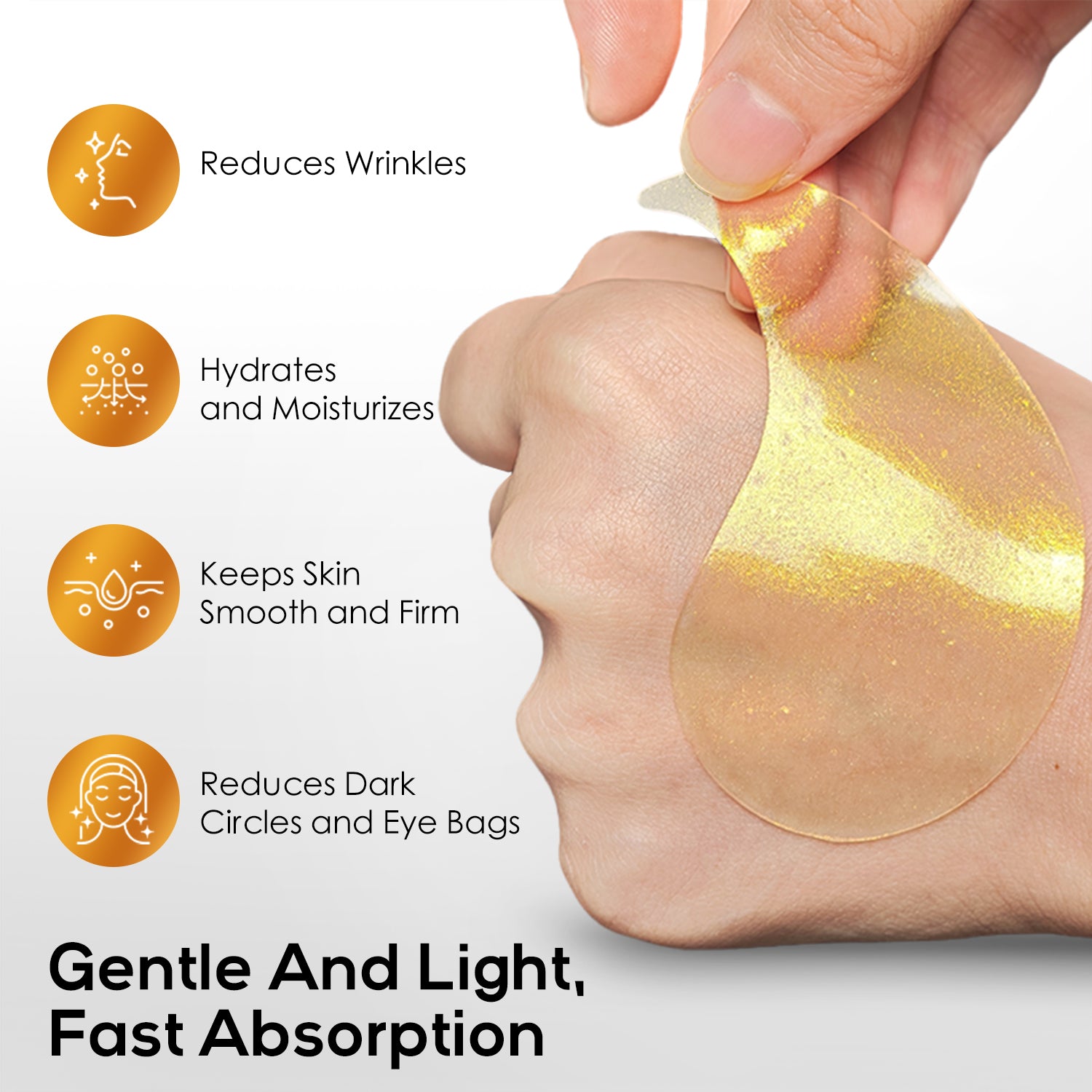 Golden Peptide Collagen Augenmaske