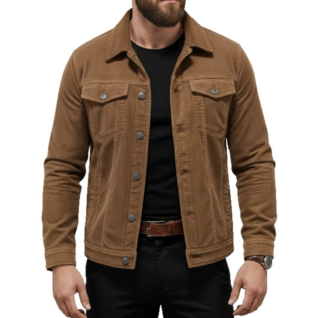 Herren-Cordjacke im Workwear-Stil