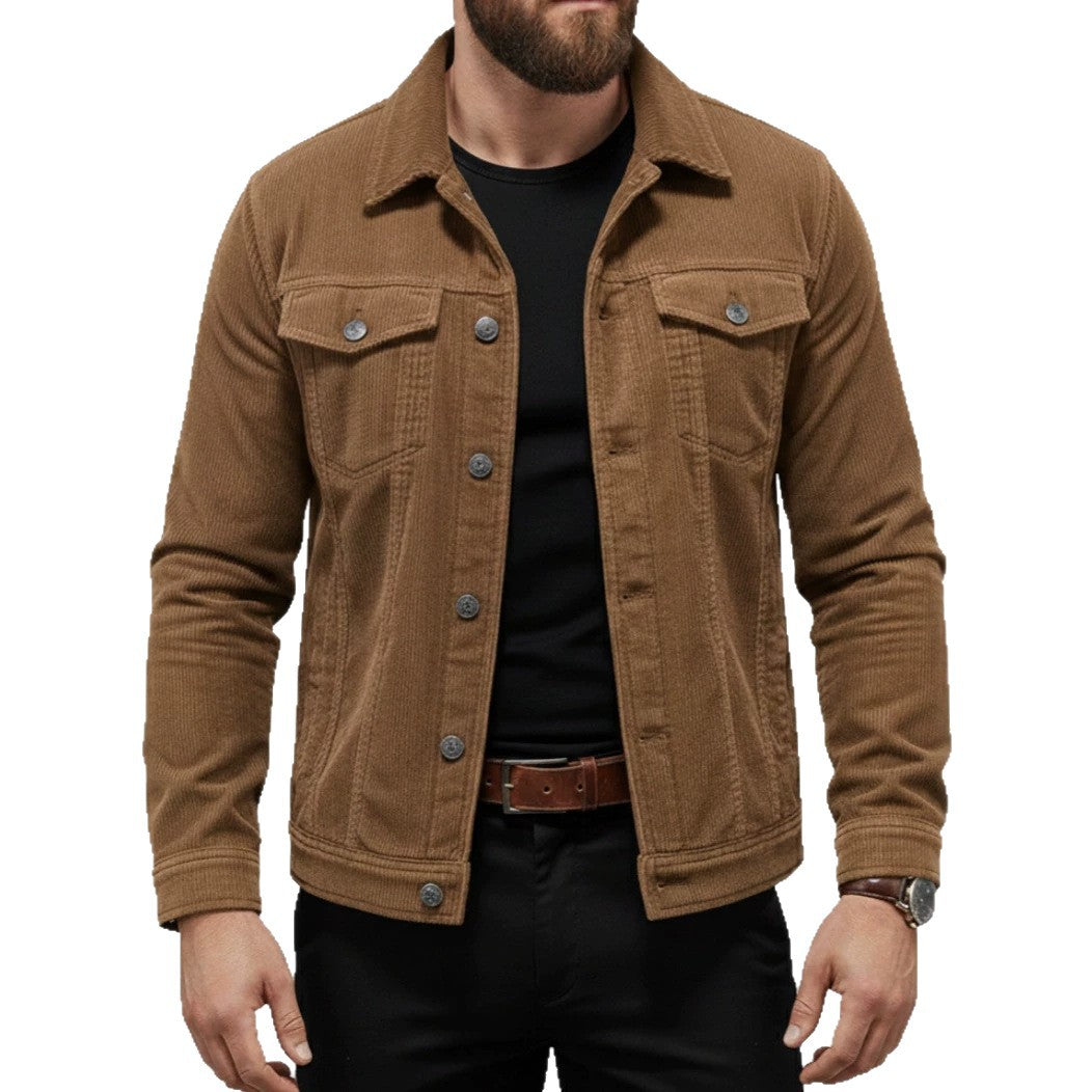 Herren-Cordjacke im Workwear-Stil