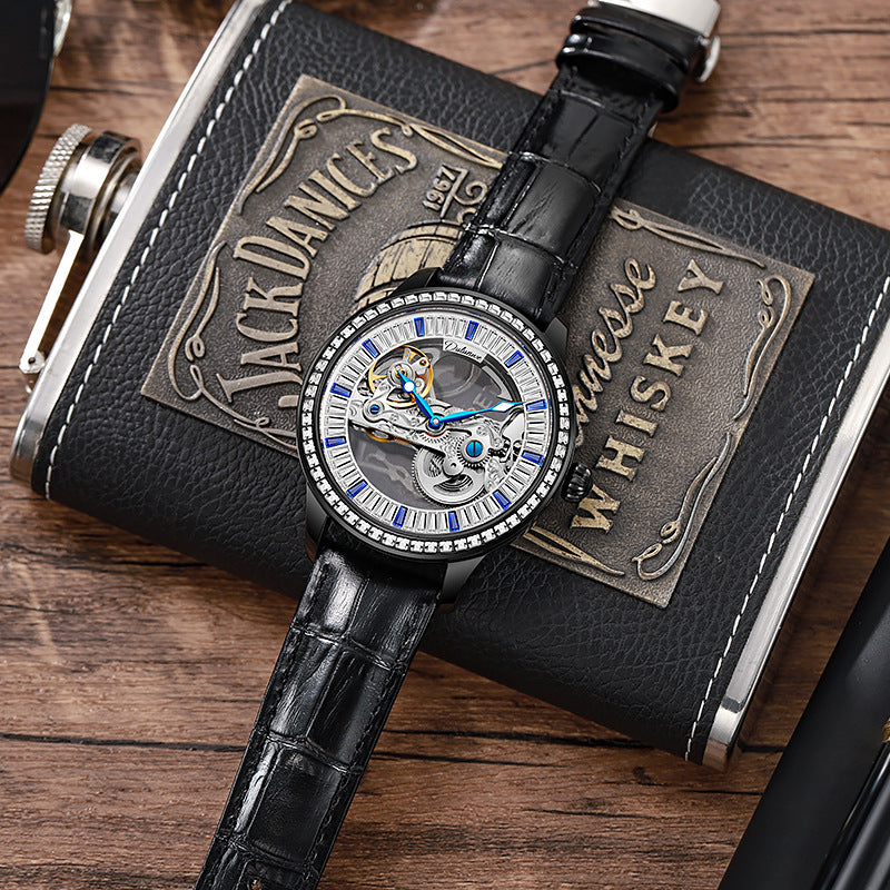 Luxus Zirkonia Mode-Uhr wasserdicht