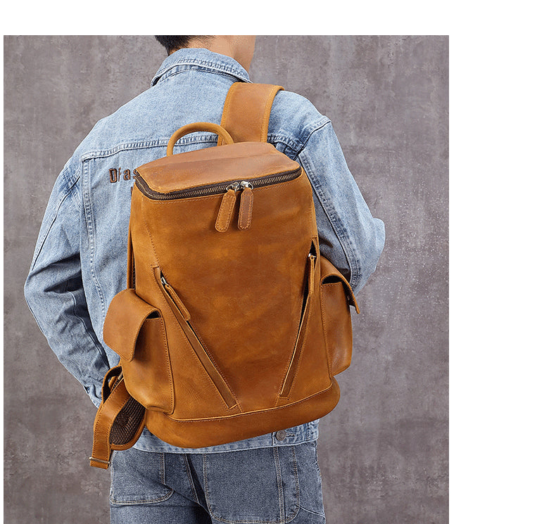 Leder-Rucksack für Freizeit und Reisen – Bild 14 | LuxeStyle