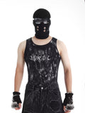 Punk Tie-Dye Weste mit mattem Finish