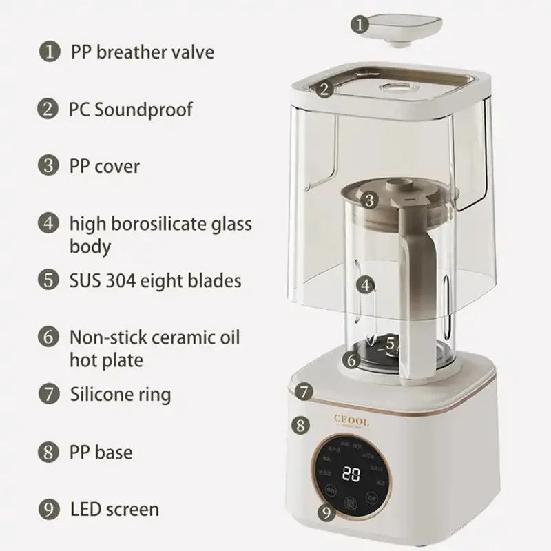 Automatische Mini-Sojamilchmaschine – Bild 8 | LuxeStyle