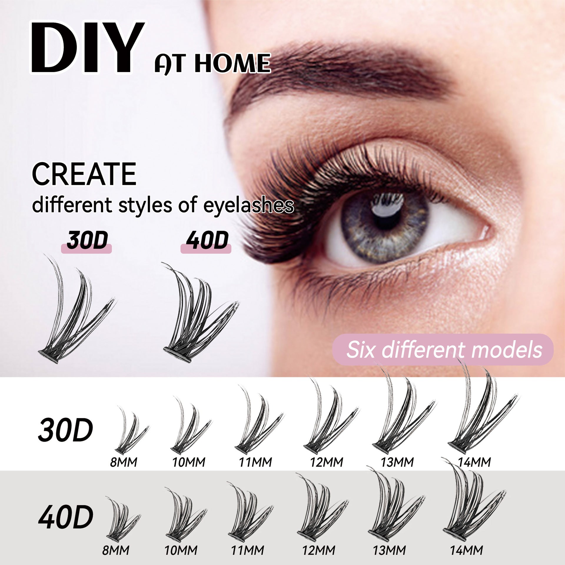 Wimpern Extensions Set