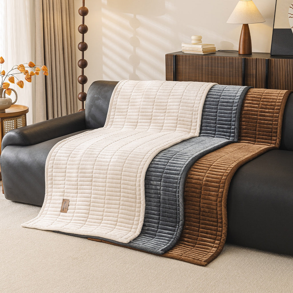 Rutschfeste Sofaauflage aus Kurzflor
