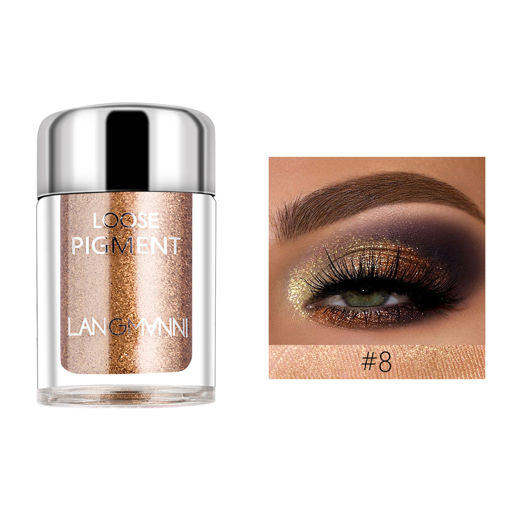 Perlglänzendes Lidschatten-Set mit Diamantglitzer – Bild 9 | LuxeStyle
