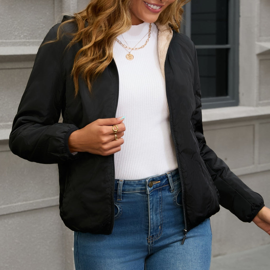 Corduroy-Hemd mit Kapuze – Bild 4 | LuxeStyle