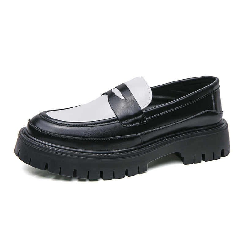 Britische Herrenschuhe mit dicker Sohle
