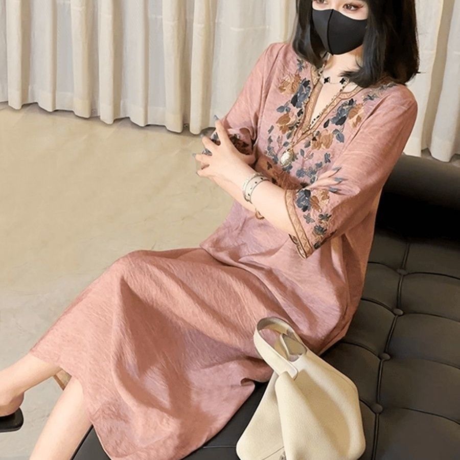 Elegantes A-Linien Kleid in Übergrössen