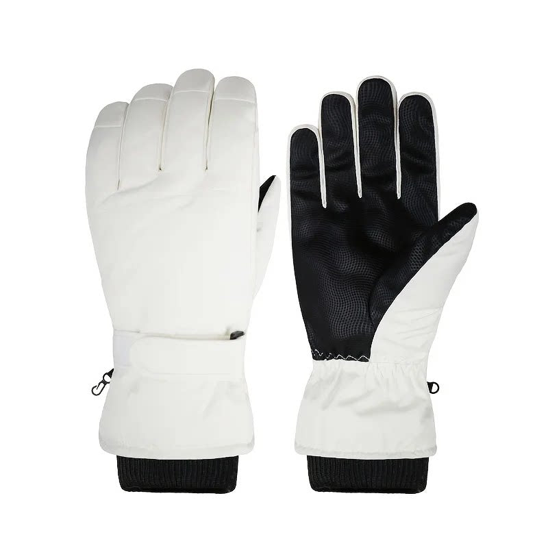 Winddichte Ski-Handschuhe M/L – Polyester – Bild 3 | LuxeStyle