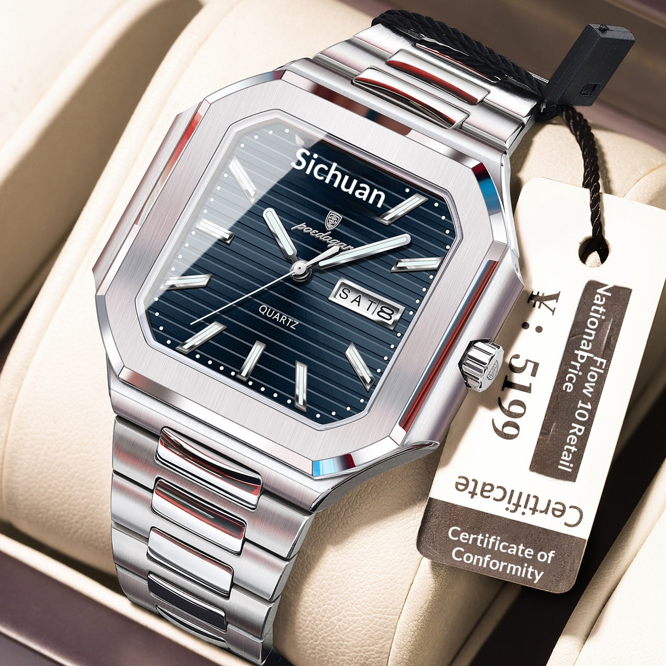 Dünnes Wasserdichtes Herrenarmband