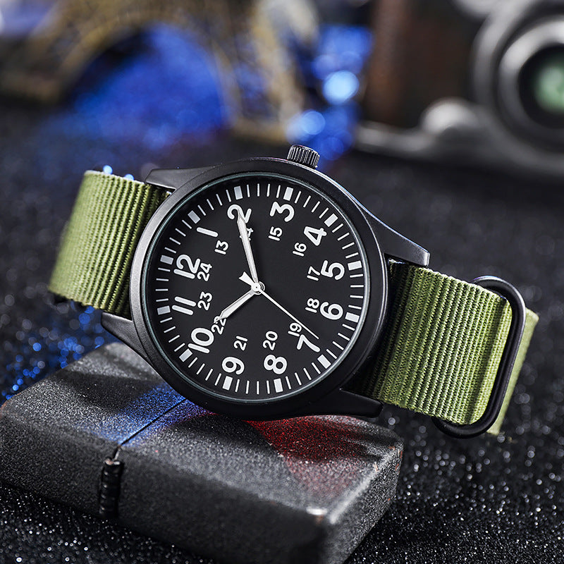 Air Force Field Stoffarmband 24-Stunden-Uhr – Bild 8 | LuxeStyle