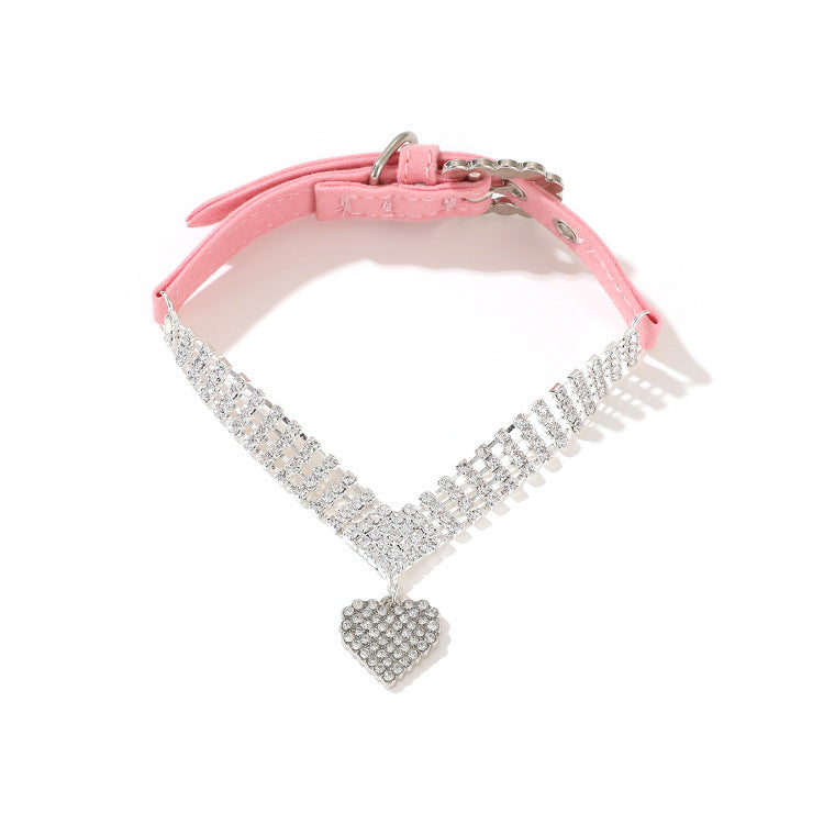 Halsband und Leine – Polyester, einfarbig – Bild 6 | LuxeStyle