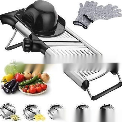 Stainless Steel Chopper Set mit Cut-Resistant Handschuhen | LuxeStyle