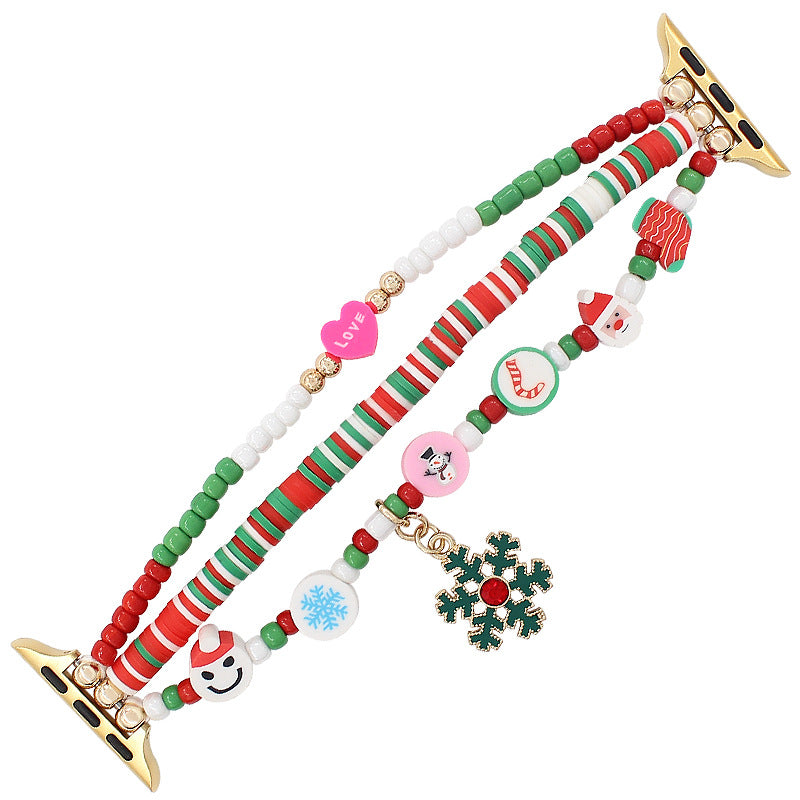 Armband für Apple Watch mit Weihnachtsmuster