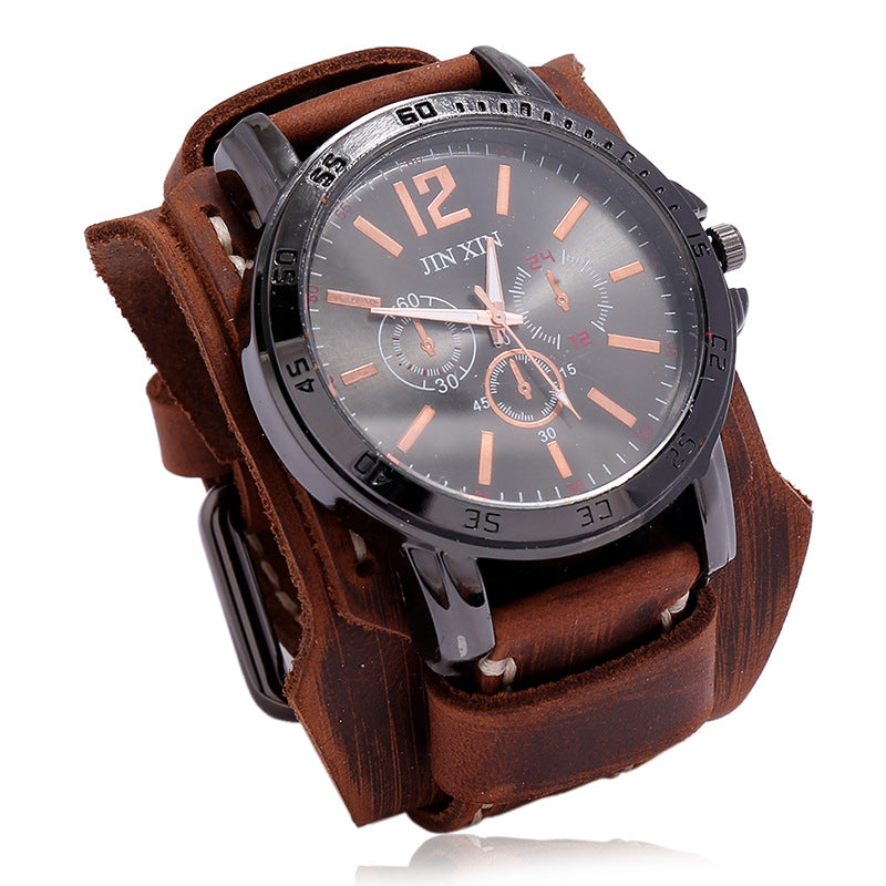 Vintage-Leder-Armbanduhr – Bild 8 | LuxeStyle