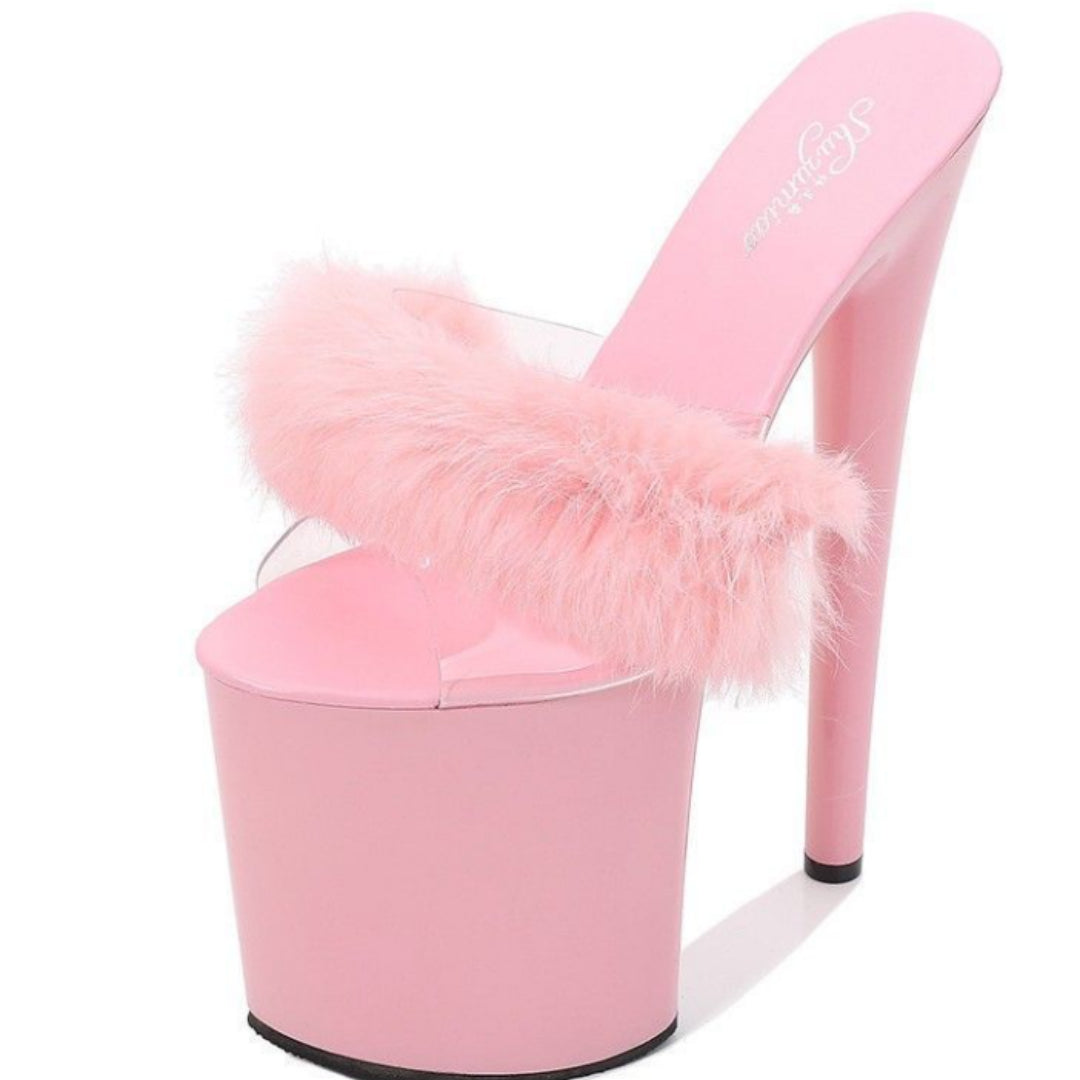 20 cm Fusseliger Laufsteg-Slipper